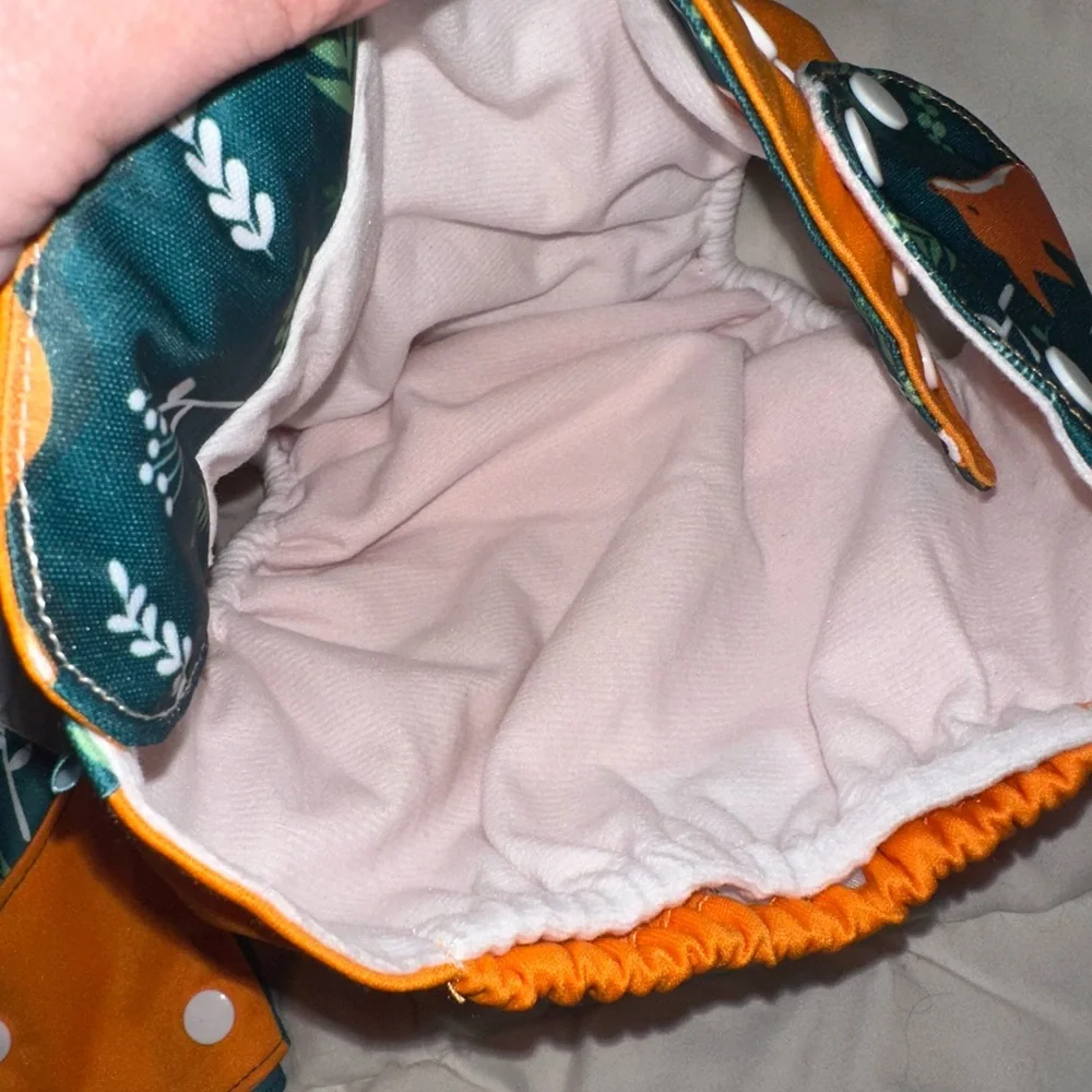 Happy Flute reusable cloth pocket diapers x2